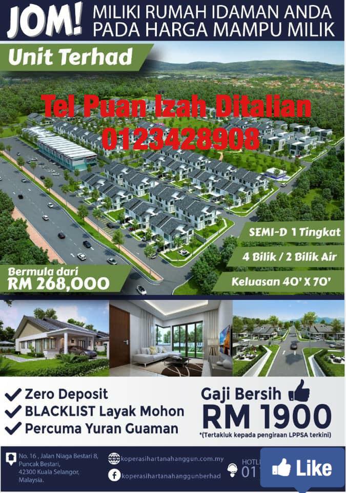 JUALAN HARTANAH BAGI PEKERJA BADAN BERKANUN DAN PENJAWAT 